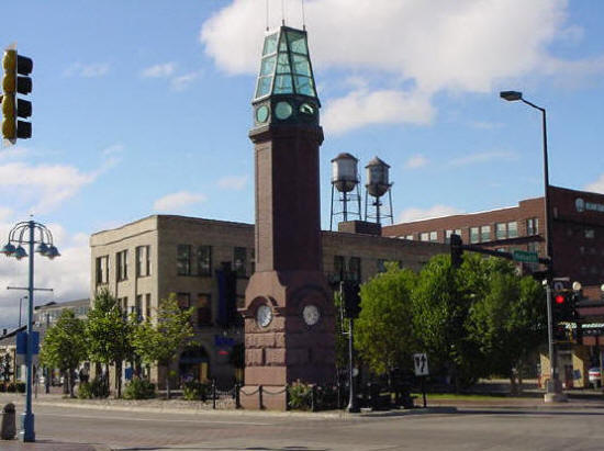 One of the entrances into Canal Park