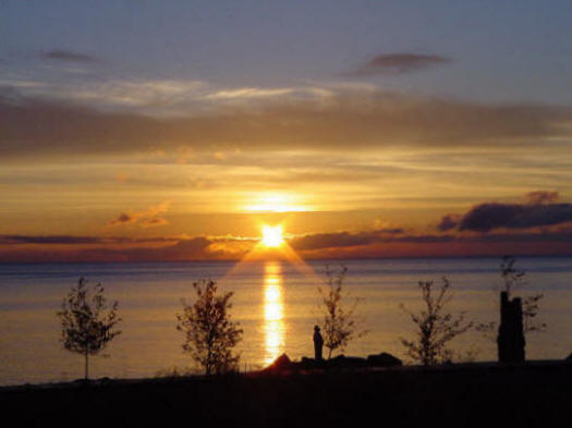 Sunrise at Duluth's Canal Park